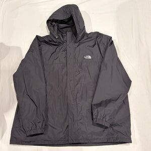 The North Face Men’s 4X Waterproof Rain Jacket Black Big & Tall Hooded Shell